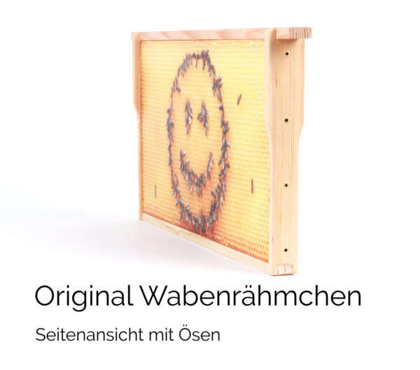 Honigwabe mit Bienen-Smiley – Bild 5