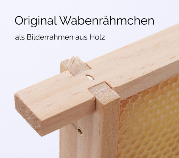 Honigwabe mit Bienen-Herz – Bild 5